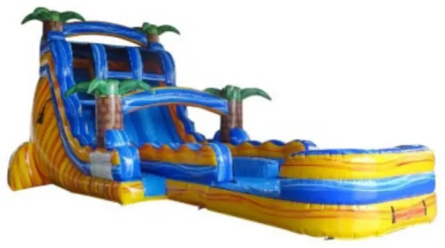 20ft Double Lane Paradise Palms Water Slide