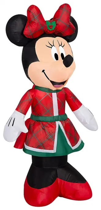 3.5 FT Minnie Holiday Inflatable with LED Lights