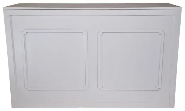 Rustic White Wooden Bar
