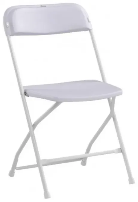 White Plastic Folding Chairs